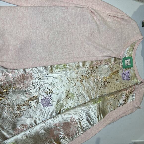 Old Navy Coquette Pink Maternity Cardigan Sweater Size Medium Vintage Rare - Picture 4 of 8